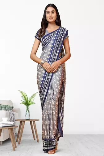 Ethnic motifs printed saree