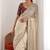 Embellished zari satin heavy work saree