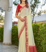 Zari silk blend patola saree