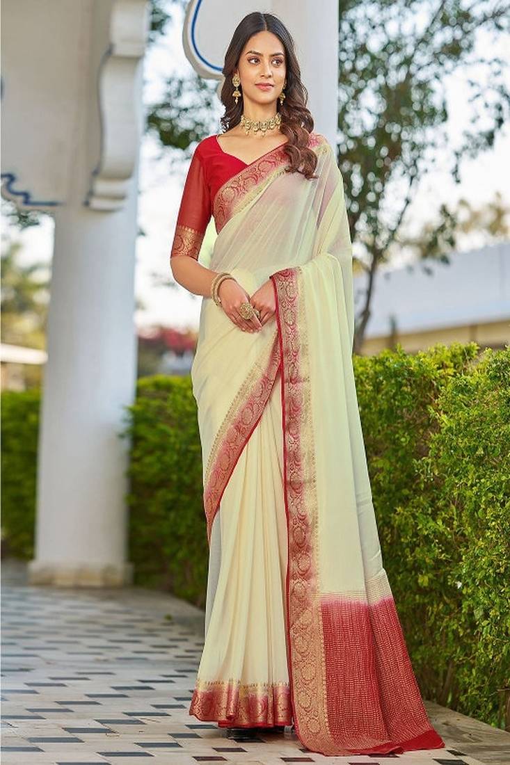 Zari silk blend patola saree