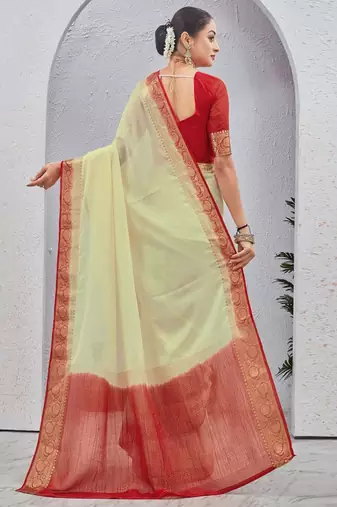 Zari silk blend patola saree