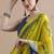 Yellow pure cotton  sarees