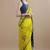Yellow pure cotton  sarees