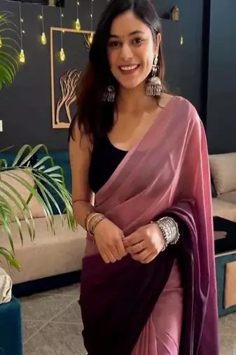 Ombre ready to wear saree