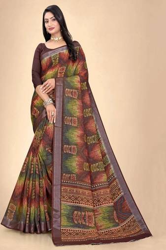 Zari pure cotton maheshwari saree