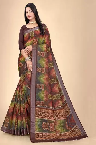 Zari pure cotton maheshwari saree