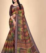 Zari pure cotton maheshwari saree