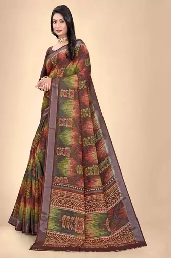 Zari pure cotton maheshwari saree