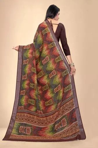 Zari pure cotton maheshwari saree