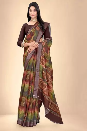 Zari pure cotton maheshwari saree