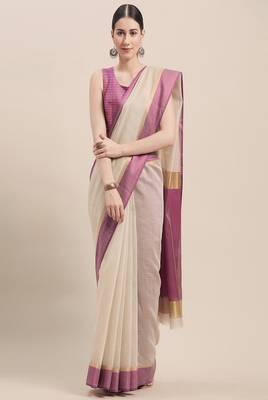 Zari pure cotton saree 1