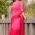 Ombre poly georgette saree