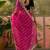 Embroidered saree with unstitched blouse