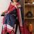 Batik ready to wear ikat saree