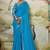 Party wear saree with matching blouse