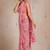 Floral printed embroidered pastels saree