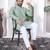 light green cotton kurta pajama set with lucknowi work