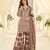 cream crepe silk farshisalwar kameez with aari work design