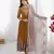 mud georgette embroidered anarkali suit set with dupatta