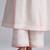 Ivory with morning glory pink cotton linen co-ord set