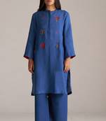 Galaxy blue linen co-ord set