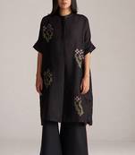 Black linen co-ord set