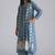 Faded denim cotton linen co-ord set