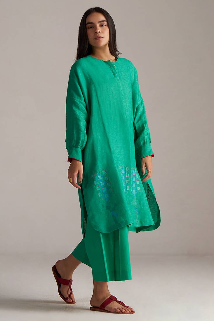 Simply green linen co-ord set