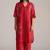High risk red linen co-ord set
