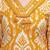mustard yellow printed kurta set with dupatta