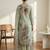 Stylee lifestyle green linen digital printed dress material