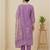 Stylee lifestyle purple linen digital printed dress material
