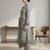 Stylee lifestyle grey linen digital printed dress material