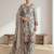 Stylee lifestyle olive linen digital printed dress material