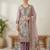 pink linen digital printed dress material