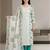 Stylee lifestyle off white pure cotton digital printed dress material