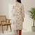 Stylee lifestyle off white pure cotton digital printed dress material