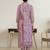 Stylee lifestyle pink linen shimmer digital printed dress material