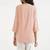 Women salmon pink airy linen short kurta