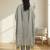 Stylee lifestyle grey linen shimmer digital printed dress material