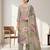 Stylee lifestyle olive linen shimmer digital printed dress material