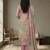 Stylee lifestyle pink linen shimmer digital printed dress material