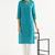 Mandarin collar cotton linen straight kurta