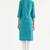 Mandarin collar cotton linen straight kurta