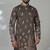 Aesthetic brown embroidery kurta for men | premium designer men's kurta