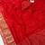 Red Color  zari border with silk saree rich pallu Work