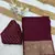 wine silk blend zari border wedding saree