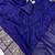 Royal Blue Color  zari border with silk saree rich pallu Work