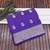 Purple Color Jaqurad Weaving Lotus Butti  Work  Tuser Silk Saree
