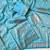 Sky Blue  Color Silver Golden Jari Jaqurad Weaving Work  Georgette Saree 